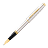 Cross Coventry Rollerball Pen - Polished Chrome Gold Trim